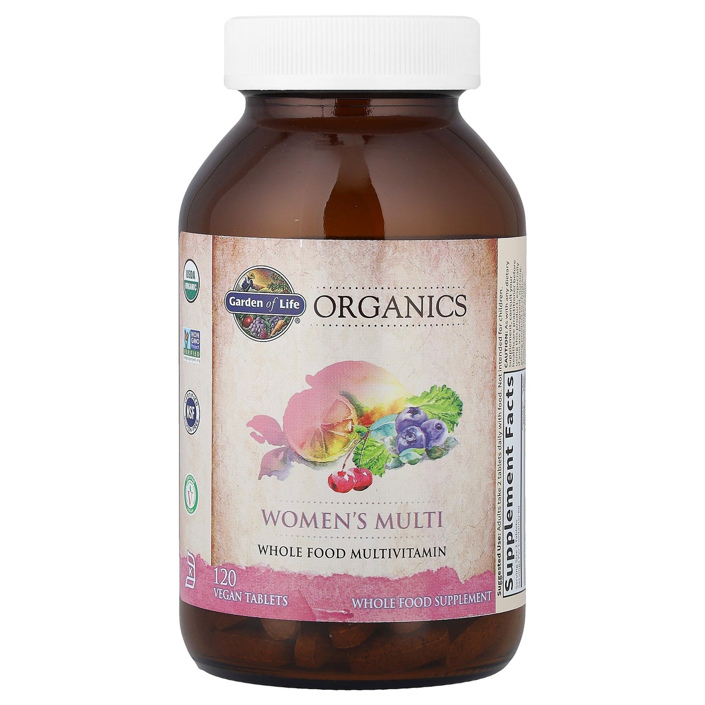 Garden of Life, Organics, Women's Multi, 120 Vegan Tablets