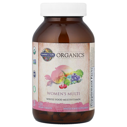 Garden of Life, Organics, Women's Multi, 120 Vegan Tablets
