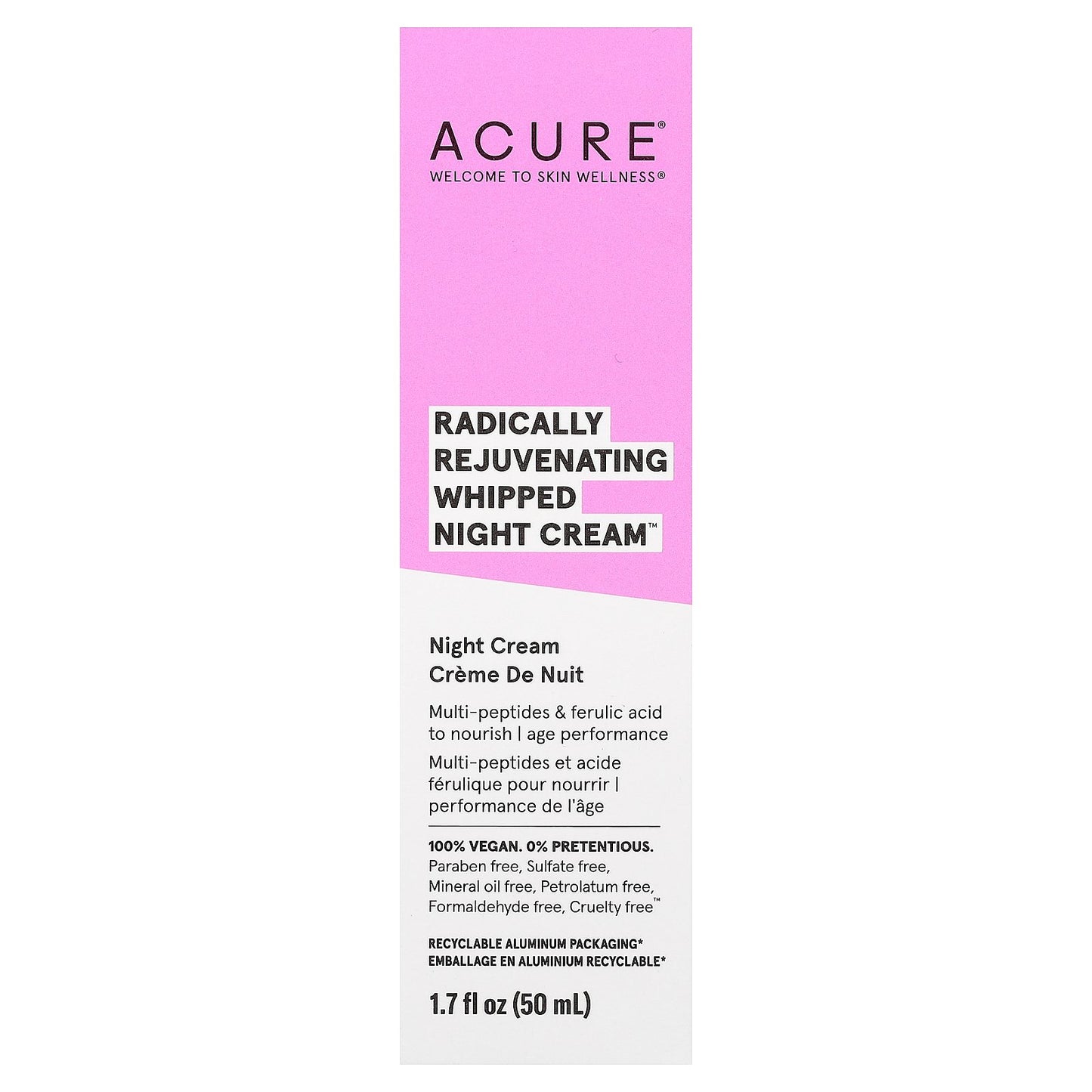 ACURE, Radically Rejuvenating Whipped Night Cream™, 1.7 fl oz (50 ml)