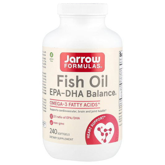 Jarrow Formulas, Fish Oil EPA-DHA Balance®, 240 Softgels (1,000 mg per Softgel)
