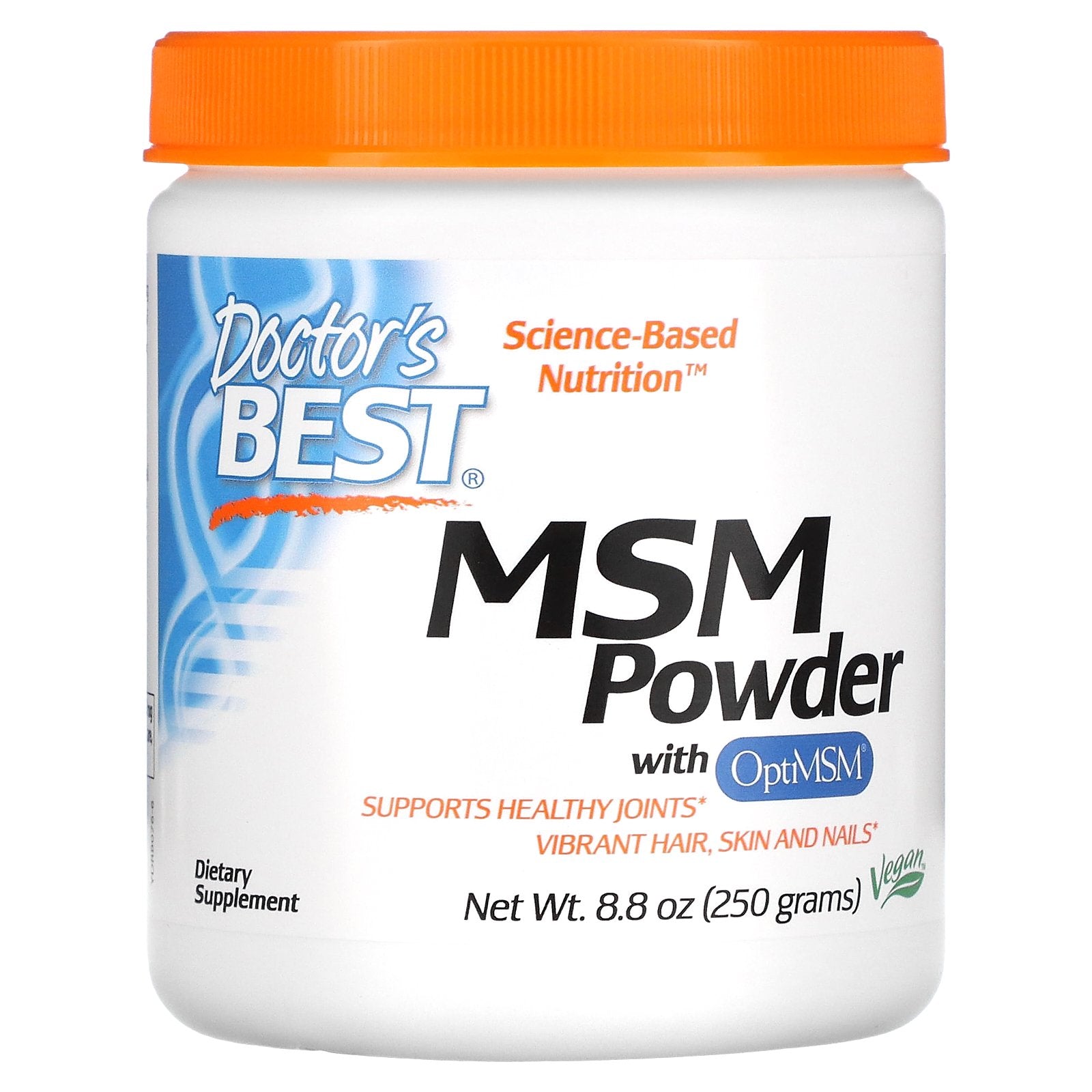 Doctor's Best, MSM Powder with OptiMSM, 8.8 oz (250 g)