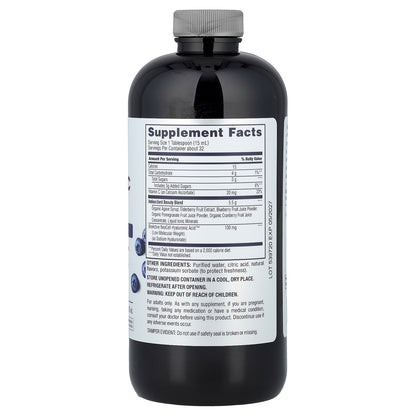 NeoCell, Liquid Hyaluronic Acid + Vitamin C, Delicious Blueberry, 16 fl oz (473 ml)