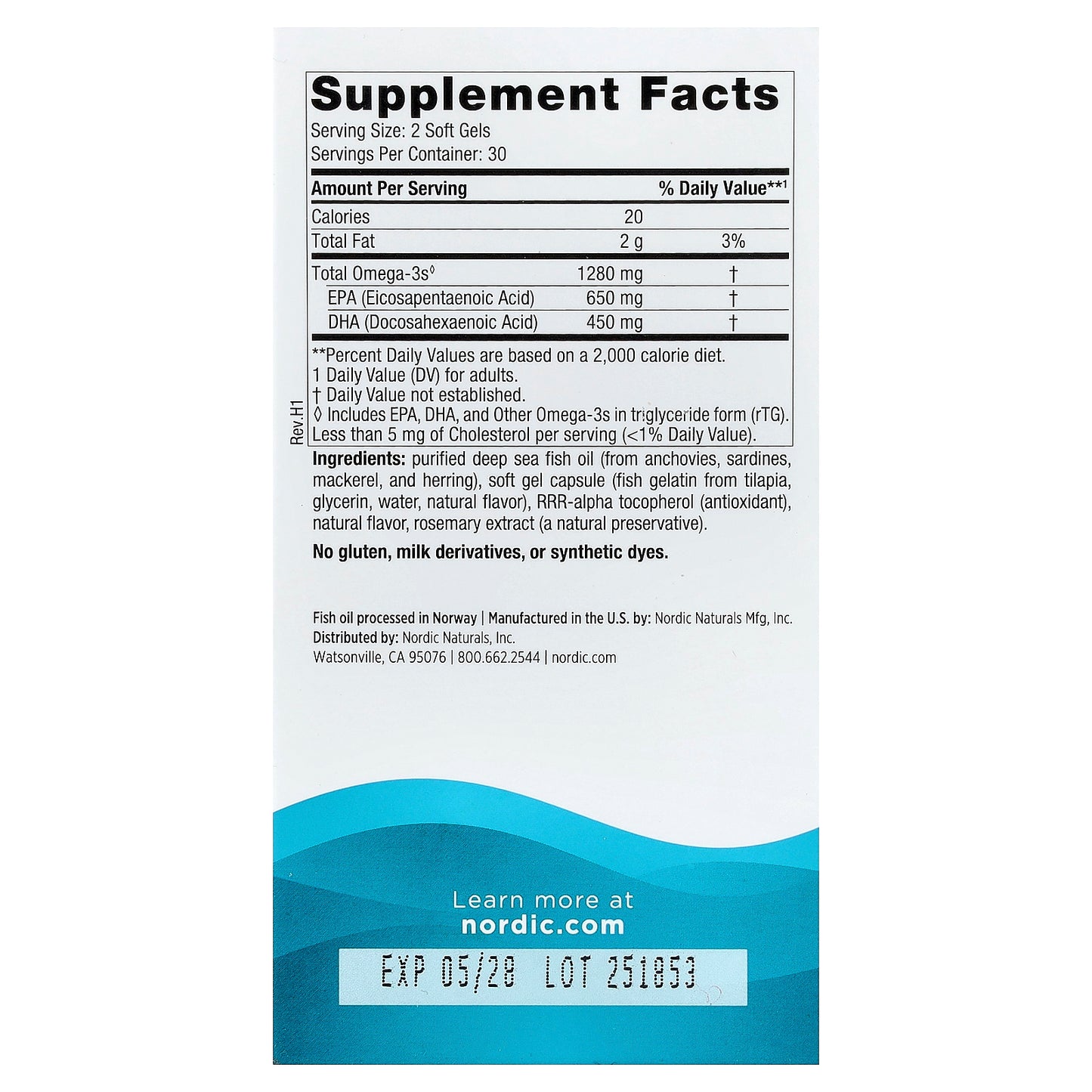 Nordic Naturals, Ultimate Omega®, Lemon, 60 Soft Gels (640 mg per Soft Gel)