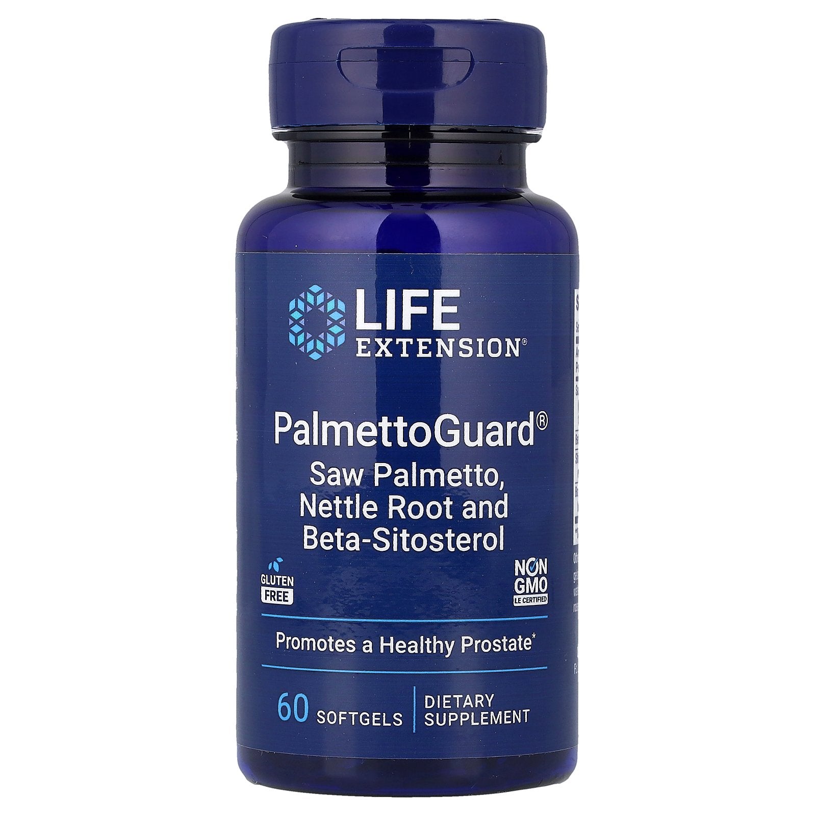 Life Extension, PalmettoGuard®, Saw Palmetto, Nettle Root and Beta-Sitosterol, 60 Softgels