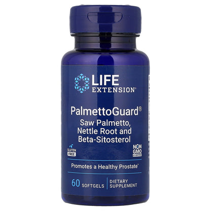 Life Extension, PalmettoGuard®, Saw Palmetto, Nettle Root and Beta-Sitosterol, 60 Softgels