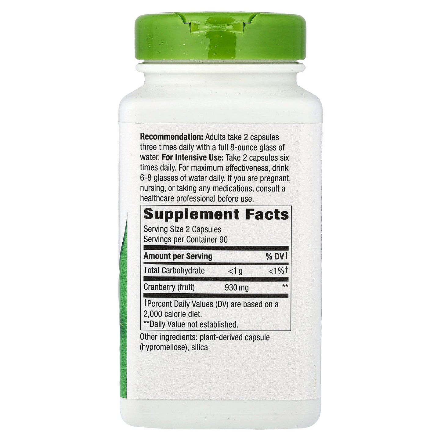 Nature's Way, Cranberry Fruit, 180 Vegan Capsules (465 mg per Capsule)