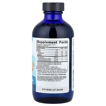 Nordic Naturals, Children's DHA™, Ages 1+, Great Strawberry, 8 fl oz (237 ml)