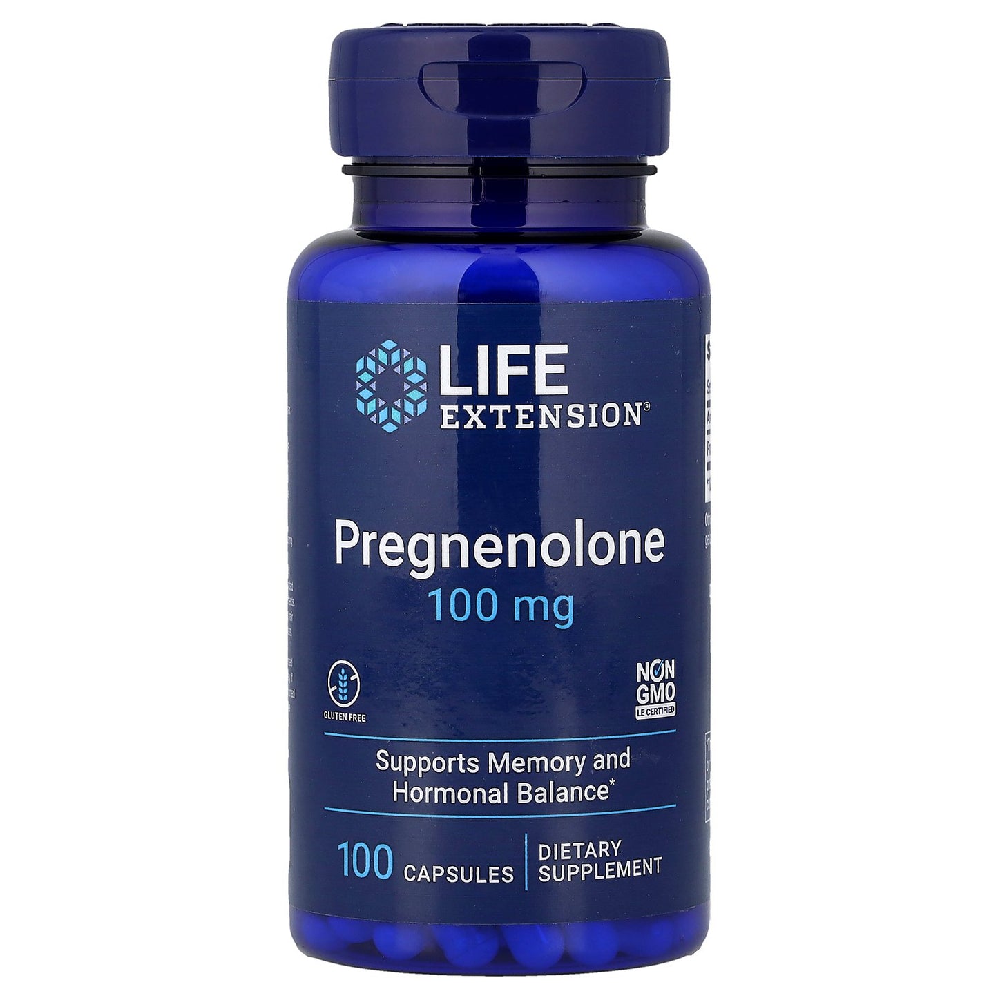Life Extension, Pregnenolone, 100 mg, 100 Capsules