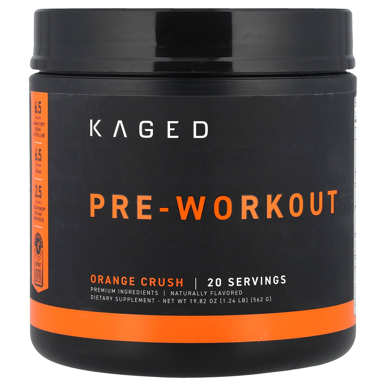 Kaged, Pre-Workout, Orange Crush, 1.24 lb (562 g)