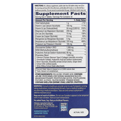 21st Century, Arthri-Flex Advantage® + Vitamin D3, 120 Coated Tablets