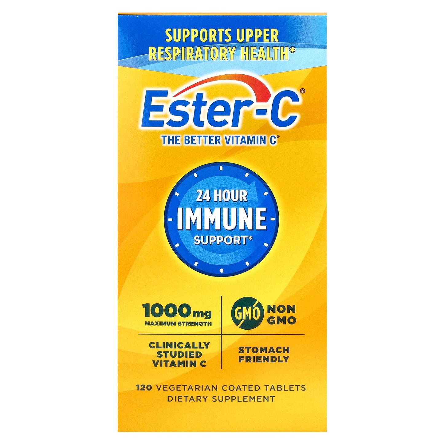 Nature's Bounty, Ester-C®, Maximum Strength, 1,000 mg, 120 Vegetarian Coated Tablets