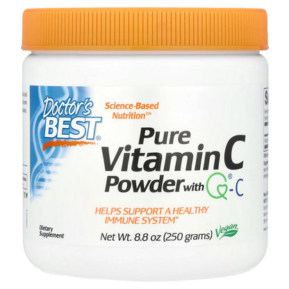 Doctor's Best, Pure Vitamin C Powder with Q®-C, 8.8 oz (250 g)