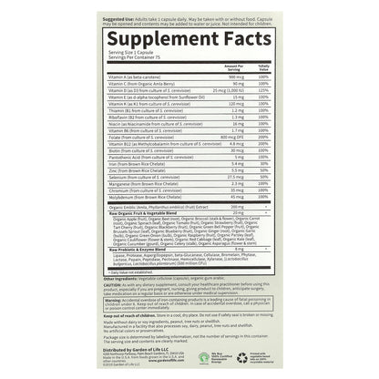 Garden of Life, Vitamin Code®, RAW One™, Once Daily Multivitamin For Women, 75 Vegetarian Capsules