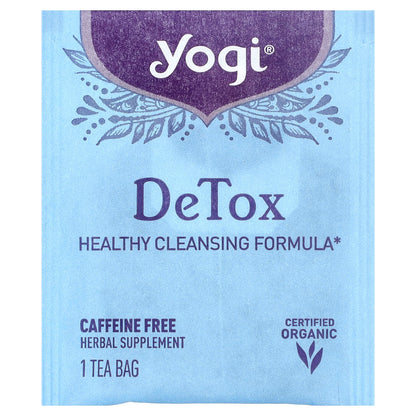 Yogi Tea, Detox, Caffeine Free, 16 Tea Bags, 1.02 oz (29 g)