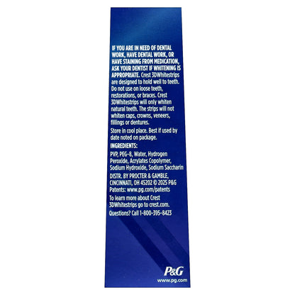 Crest, 3D Whitestrips™, Enamel Safe Dental Whitening Kit, 28 Strips