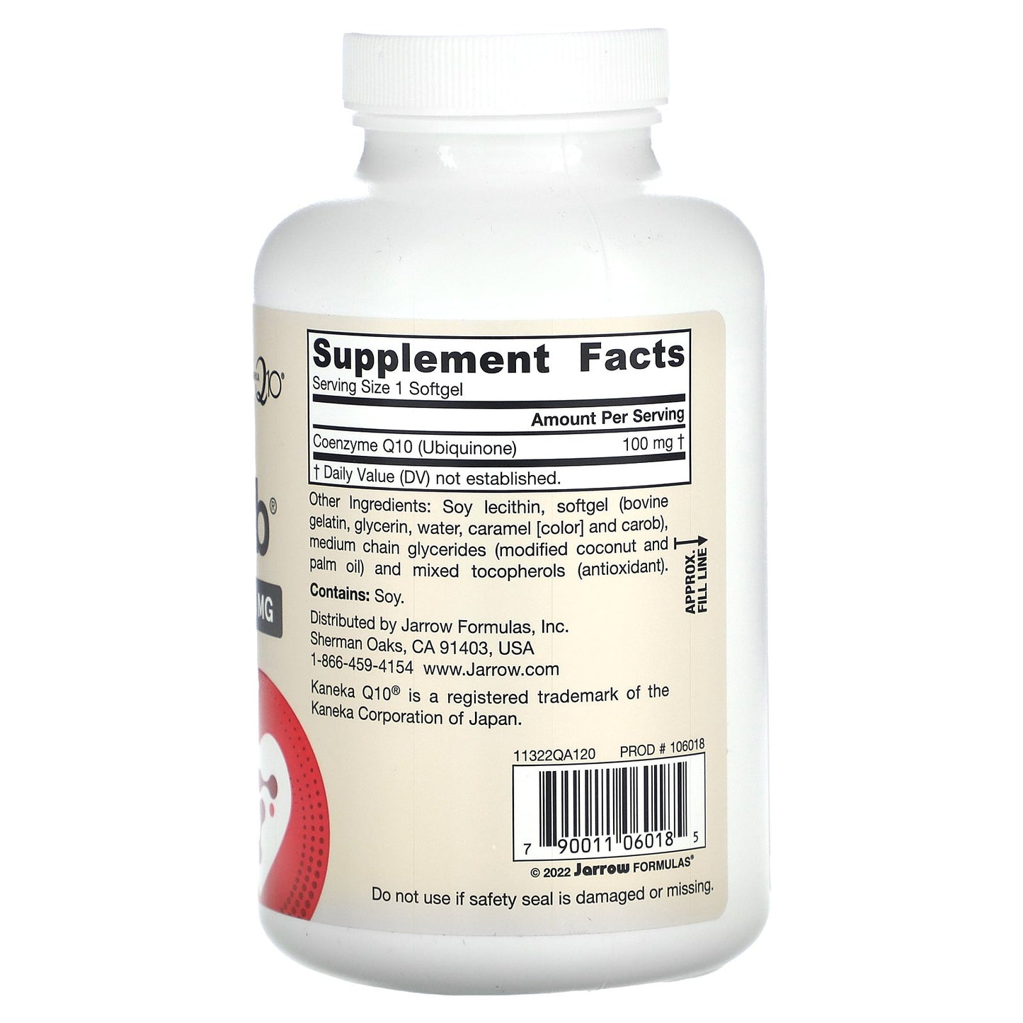 Jarrow Formulas, Q-Absorb, 100 mg, 120 Softgels