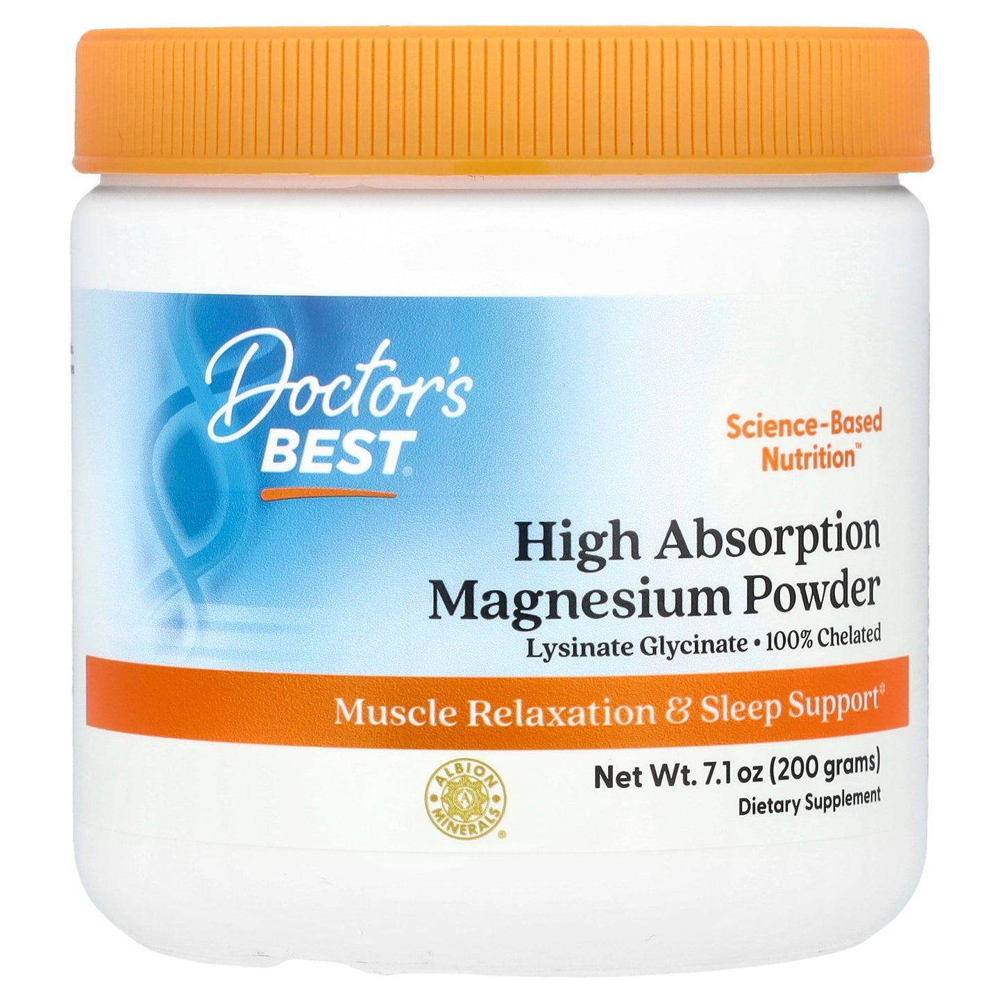 Doctor's Best, High Absorption Magnesium Powder, 7.1 oz (200 g)