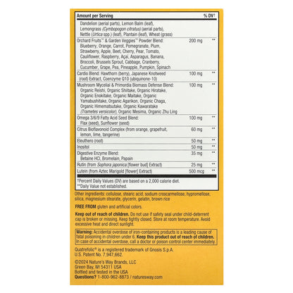 Nature's Way, Alive!® Max3 Potency, Adult Complete Multivitamin, With Iron, 90 Tablets