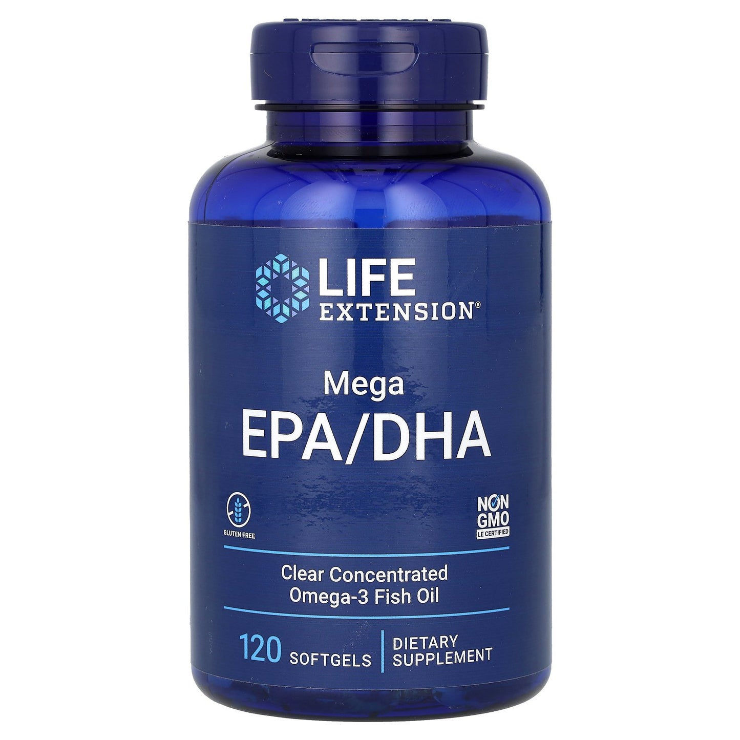 Life Extension, Mega EPA/DHA, 2,000 mg, 120 Softgels (1,000 mg per Softgel)