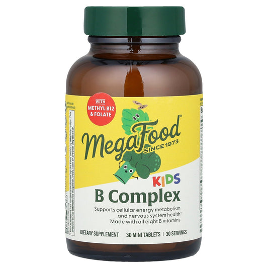 MegaFood, Kids B Complex, 30 Mini Tablets