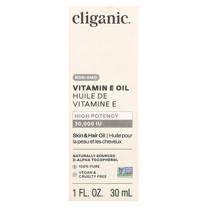 Cliganic, Vitamin E Oil, 1 fl oz (30 ml)