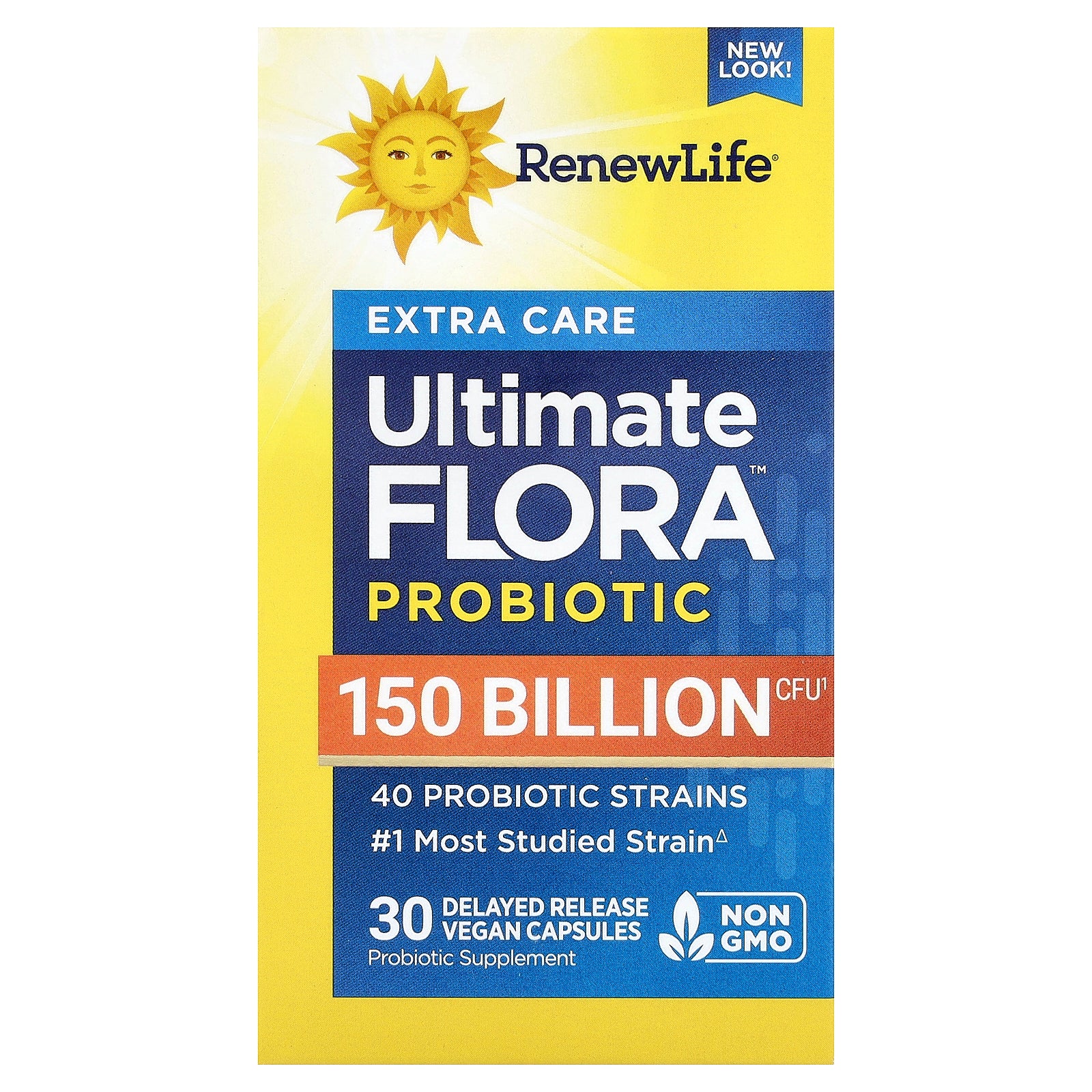 Renew Life, Extra Care, Ultimate Flora™ Probiotic, 30 Delayed Release Vegan Capsules
