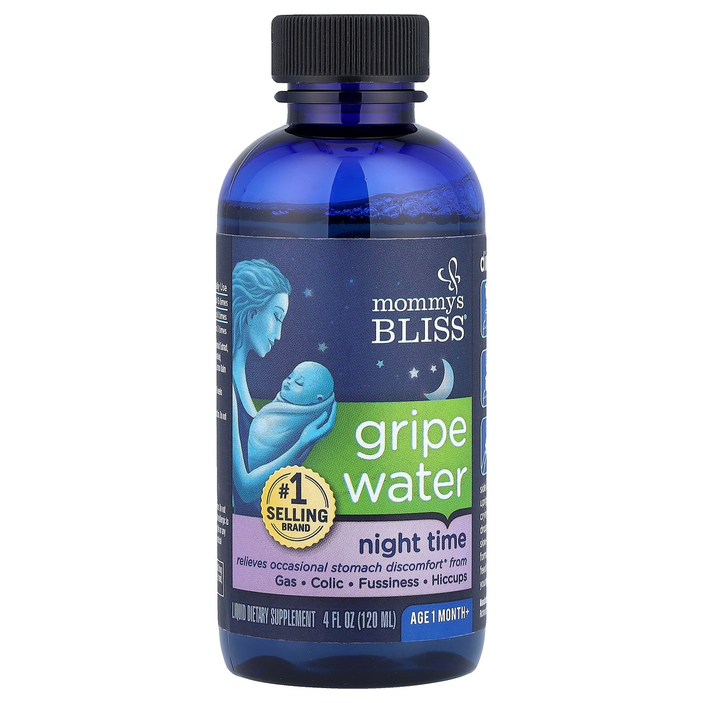 Mommy's Bliss, Night Time Gripe Water, 1 Month+, 4 fl oz (120 ml)