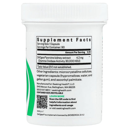 Seeking Health, DAO Enzyme , 90 Capsules