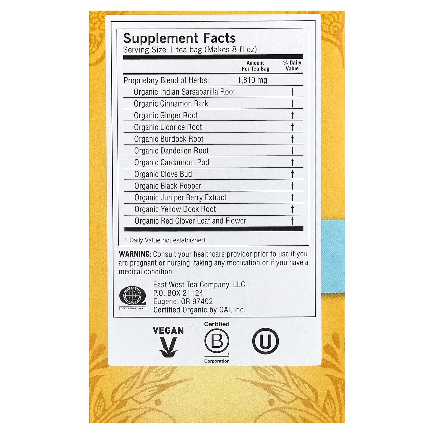 Yogi Tea, DeTox, Caffeine Free, 16 Tea Bags, 1.02 oz (29 g)