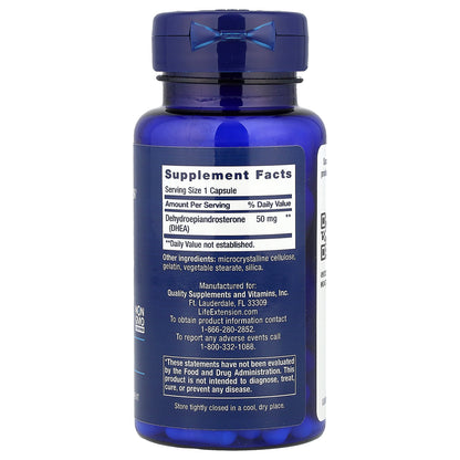 Life Extension, DHEA, 50 mg, 60 Capsules