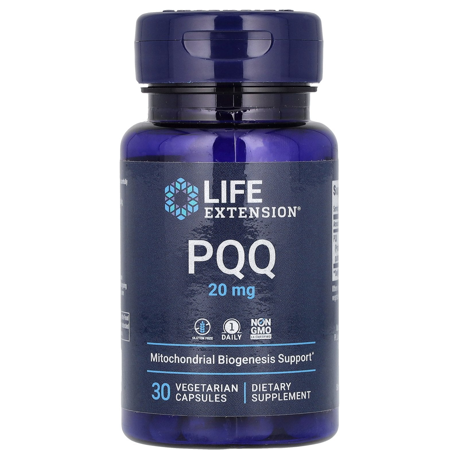 Life Extension, PQQ , 20 mg, 30 Vegetarian Capsules