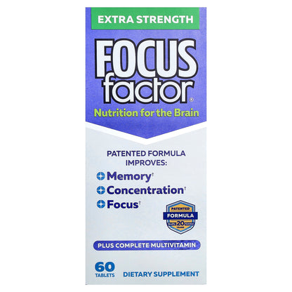Focus Factor, Nutrition For The Brain, 60 Tablets