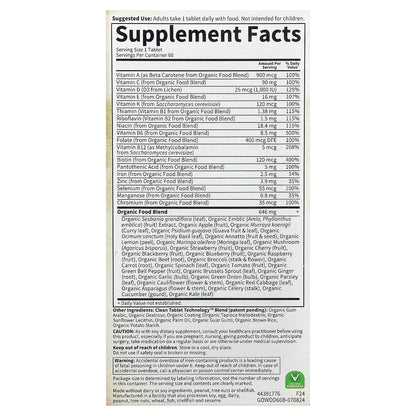 Garden of Life, Organics, Women's Once Daily, 60 Vegan Tablets