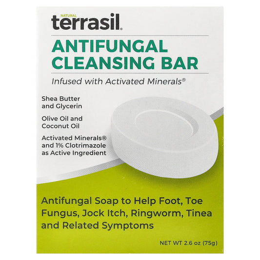 Terrasil, Antifungal Cleansing Bar Soap, 2.6 oz (75 g)
