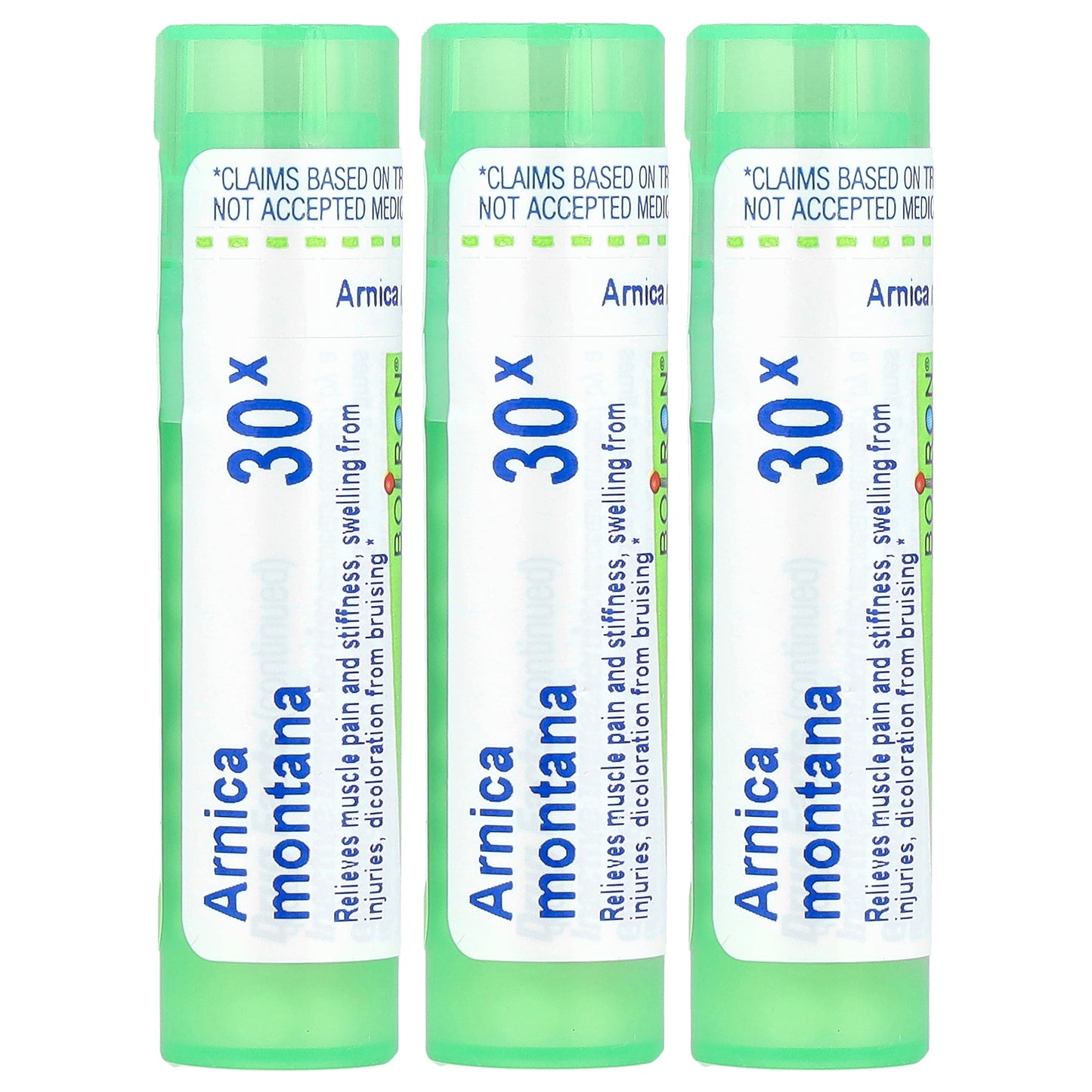 Boiron, Arnica 30X, 3 Tubes, Approx. 80 Pellets Each