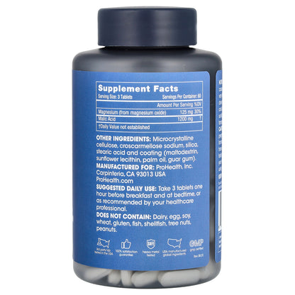 ProHealth Longevity, Malic Acid + Magnesium, 180 Tablets