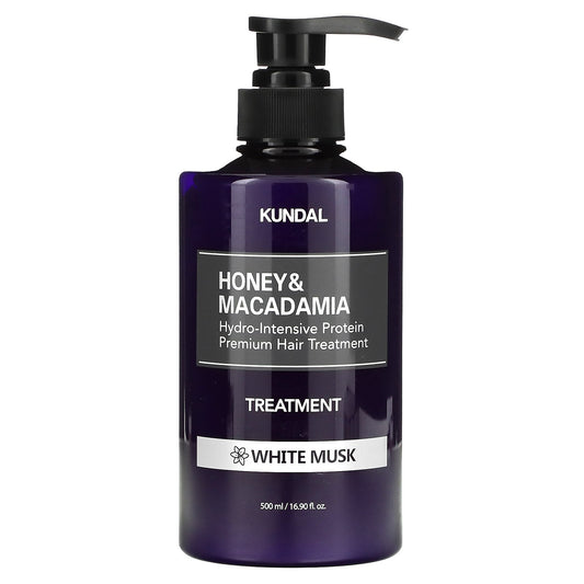 Kundal, Honey & Macadamia, Treatment, White Musk, 16.9 fl oz (500 ml)