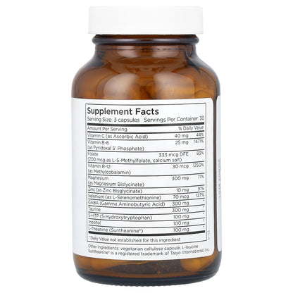 Metabolic Maintenance, MetaCalm, 90 Capsules