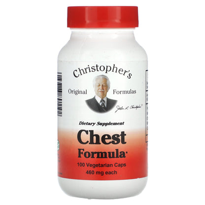 Christopher's Original Formulas, Chest Formula, 100 Vegetarian  Caps