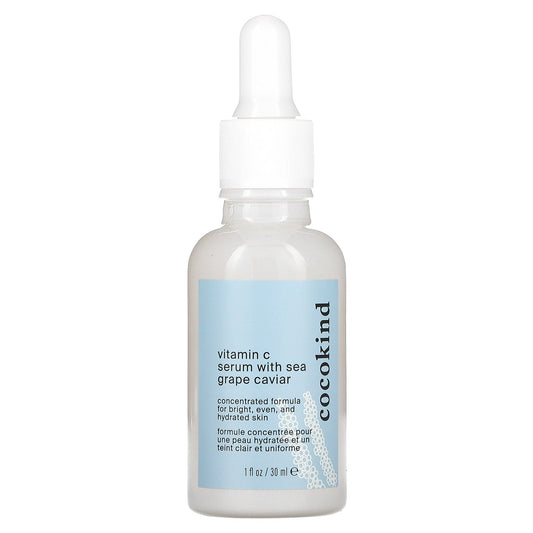 Cocokind, Vitamin C Serum With Sea Grape Caviar, 1 fl oz (30 ml)