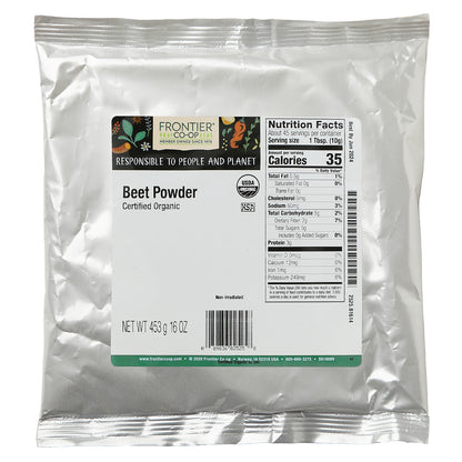 Frontier Co-op, Organic Beet Powder, 16 oz (453 g)