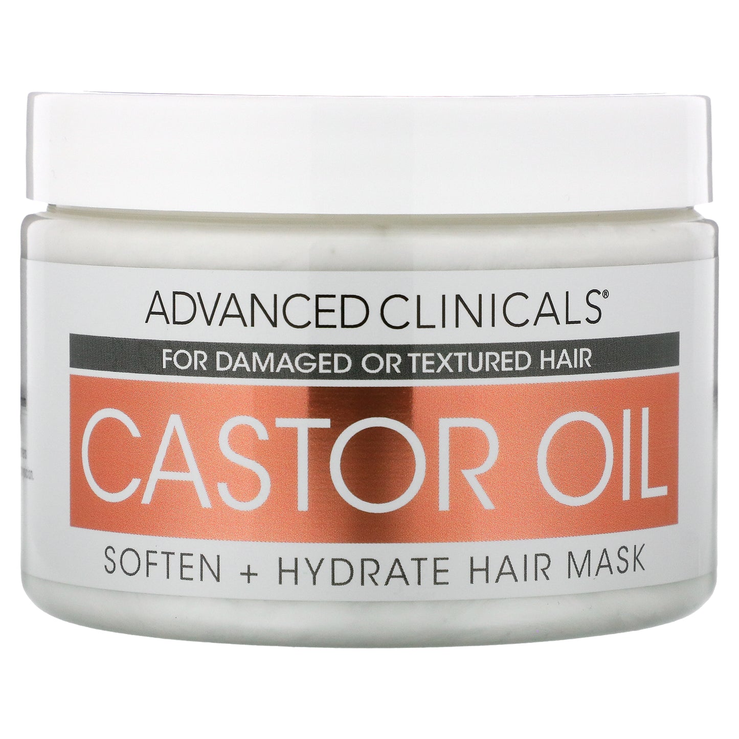 Advanced Clinicals, Dry Hair Rescue, Castor Oil, 12 oz (340 g)