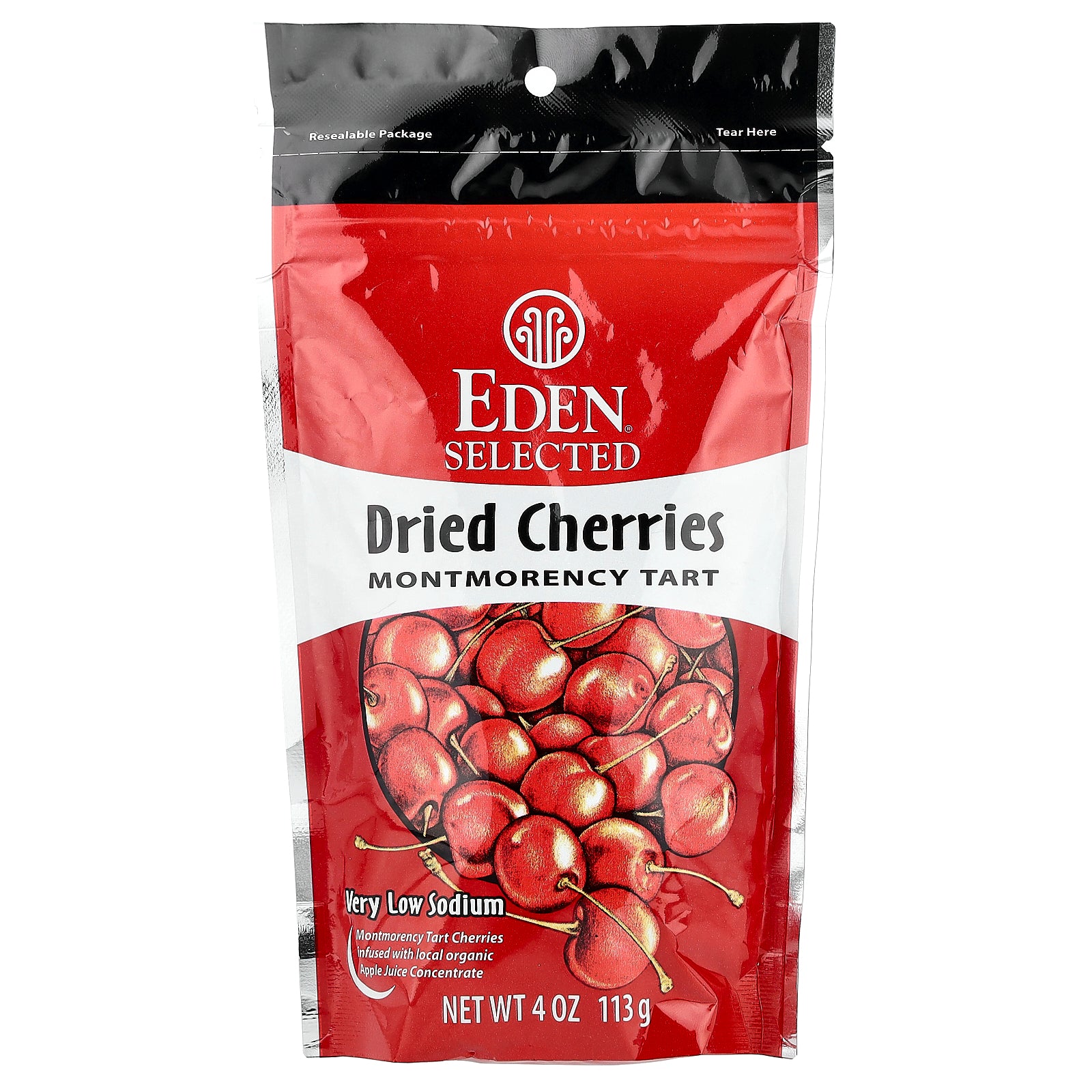 Eden Foods, Selected, Dried Cherries Montmorency Tart, 4 oz (113 g)
