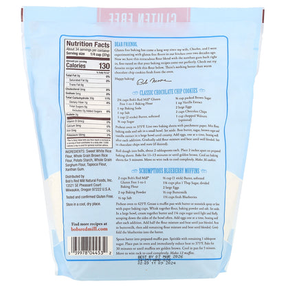 Bob's Red Mill, Gluten Free 1 to 1 Baking Flour, 44 oz (1.24 kg)