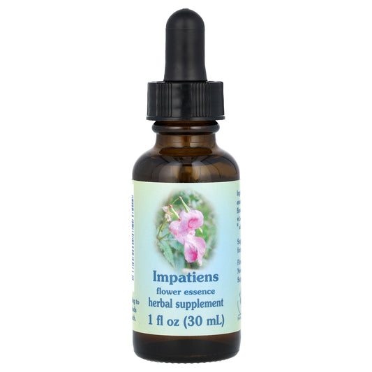 Flower Essence Services, Impatiens, Flower Essence, 1 fl oz (30 ml)