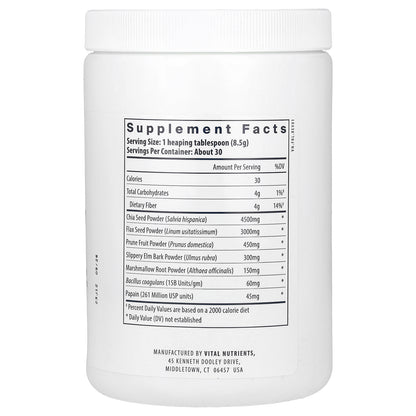 Vital Nutrients, Whole Fiber Fusion, 9.2 oz (261 g)