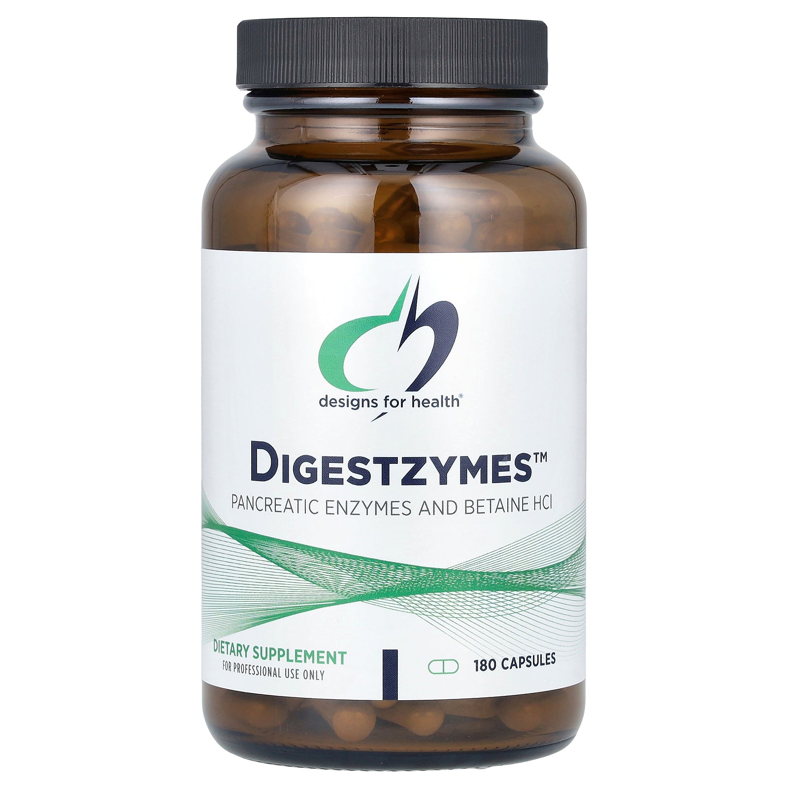 Designs For Health, Digestzymes™, 180 Capsules