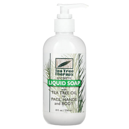 Tea Tree Therapy, Antiseptic Liquid Soap, With Tea Tree Oil, 8 fl oz (236 ml)