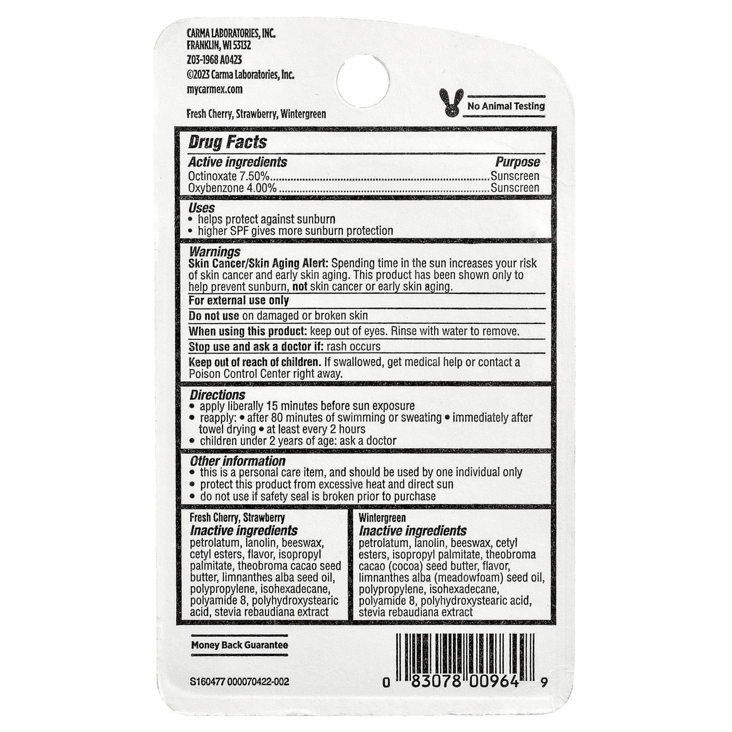 Carmex, Daily Care®, Moisturizing Lip Balm, SPF 15, Variety, 3 Pack, 0.35 oz (10 g) Each