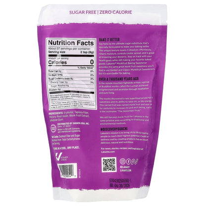Lakanto, Monkfruit Sweetener with Erythritol, Baking, 16 oz (454 g)